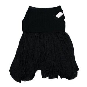 FREE PEOPLE Skirt Women's Large Festival Coachella Whimsygoth Black Lace NWT